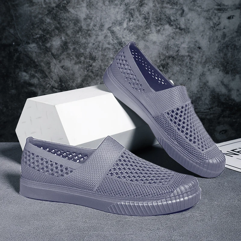 2023 Нови мъжки Летни дишащи Отворени Удобни плажни водни обувки Леки маратонки за ходене Изображение 0