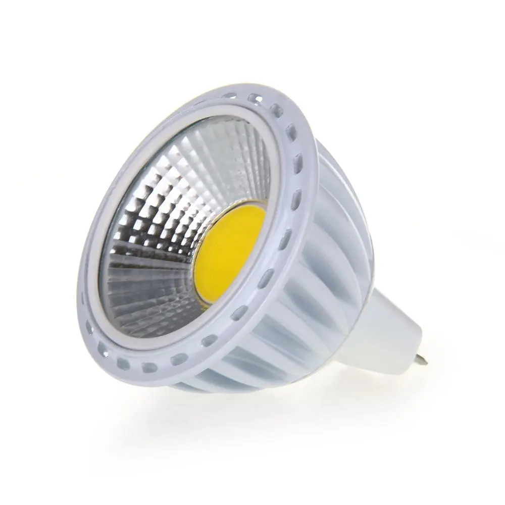 GU5,3/MR16 6W COB led лампа точков лампа с нажежаема жичка 420LM 60 ° 3000K Топло бяло DC 12V Изображение 0