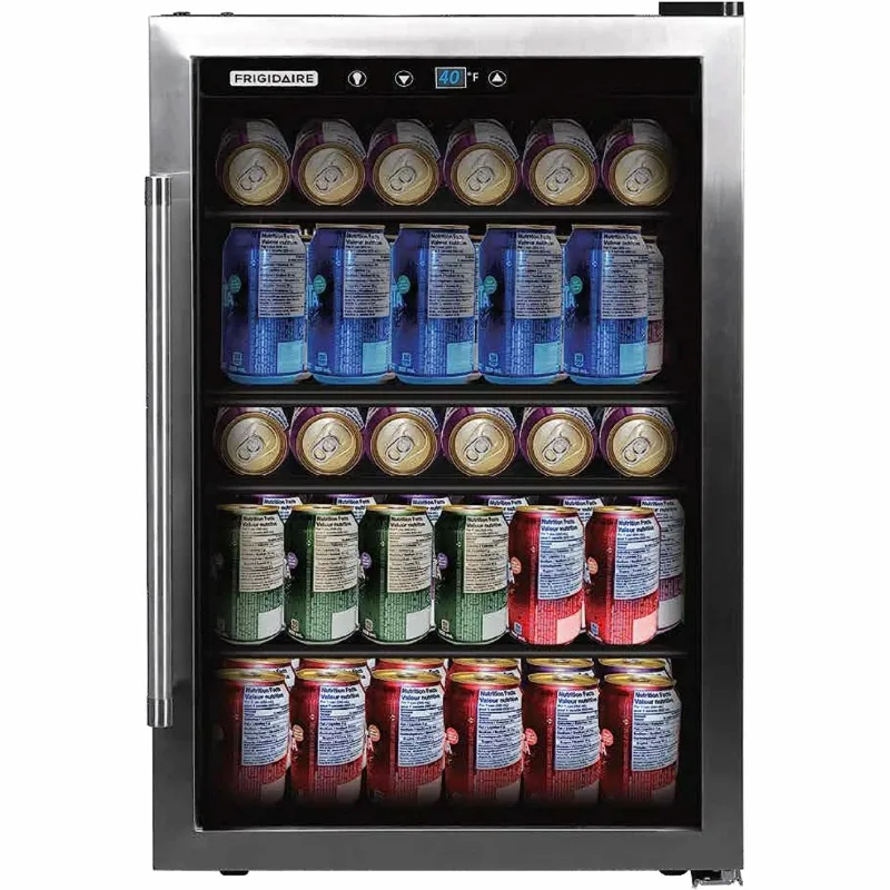 Хладилник за напитки Frigidaire обем 4,4 куб. метра за 126 кутии, EFMIS155, Неръждаема стомана Изображение 0