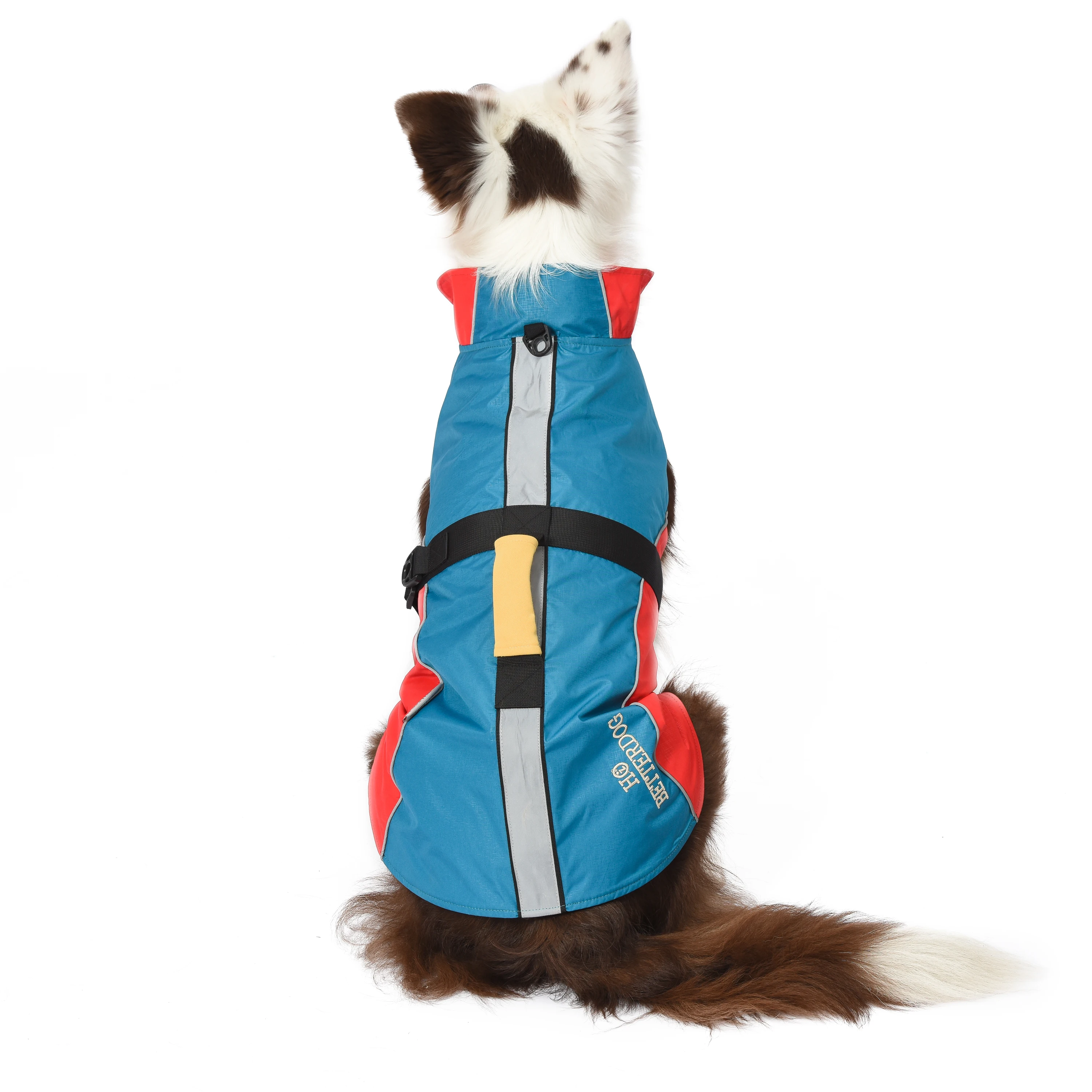 Ново зимно палто за големи кучета, топло яке със светлоотразителни елементи, водоустойчив и ветрозащитная Подплата от гъсто руно, Регулируем обтегач Изображение 1