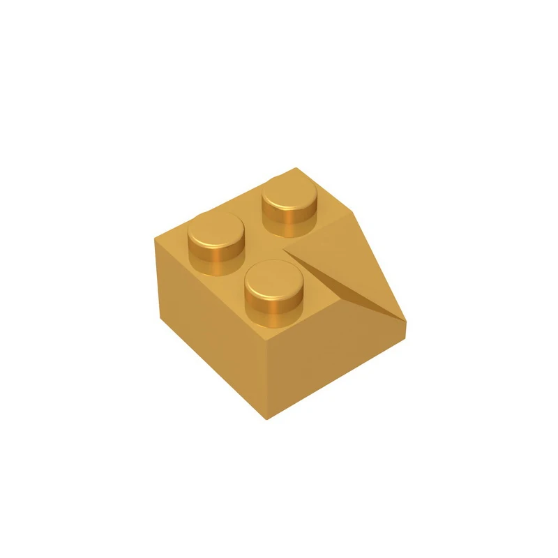 Керемиди за покриви Gobricks GDS-721 Slope brick2x2 45 с вдлъбнати наклон съвместими с lego 3046 children ' s Educational направи си САМ Изображение 1