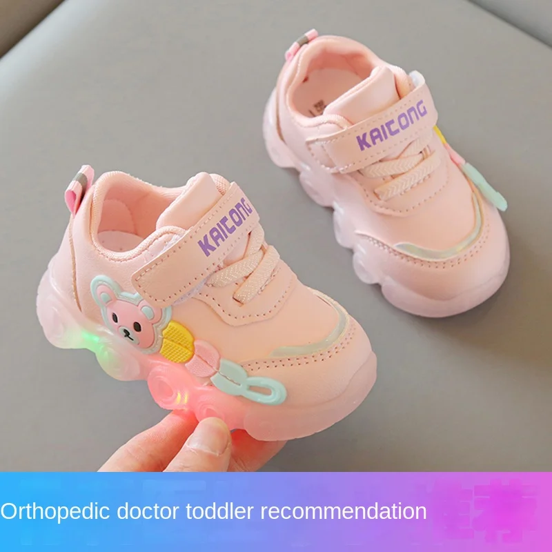 Детски Обувки за бебета, пролет-есен нова леки обувки за момчета и момичета, Спортни детски обувки, обувки-лодка с мека подметка от 0 до 3 години Изображение 1