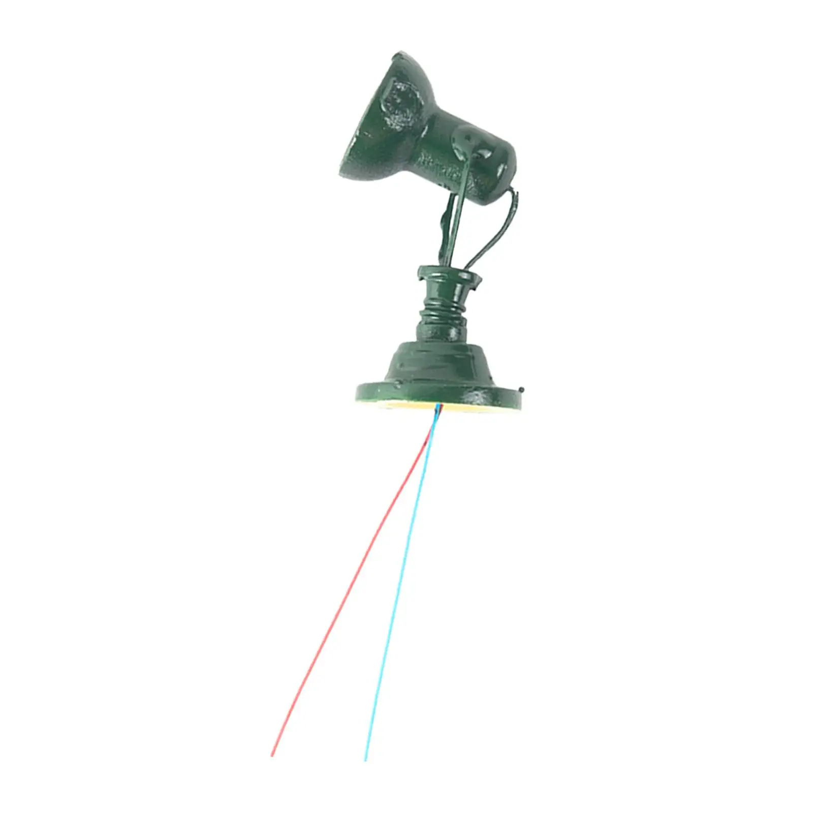 Жп лампата в Мащаб 1/87, Миниатюрна сцена, Селски Светлини, Мини-модел на Улична Лампа, Пейзаж, Обстановка фонарного стълб Изображение 2