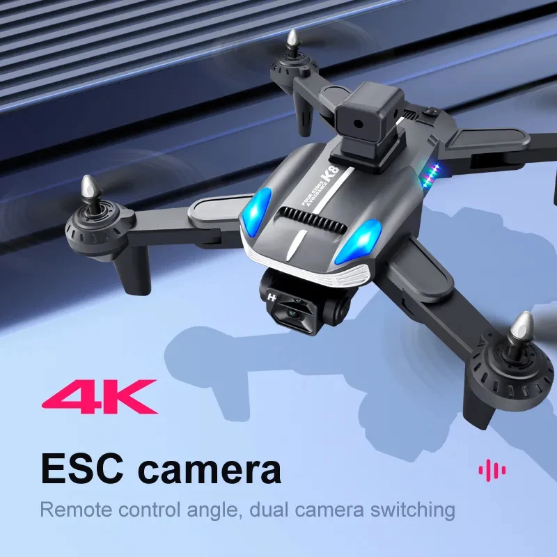 K8 Pro Безпилотни летателни апарати HD ESC Камера За заобикаляне на препятствия 6000 м Оптичен Поток Позициониране Квадрокоптер Играчка за подарък Изображение 2