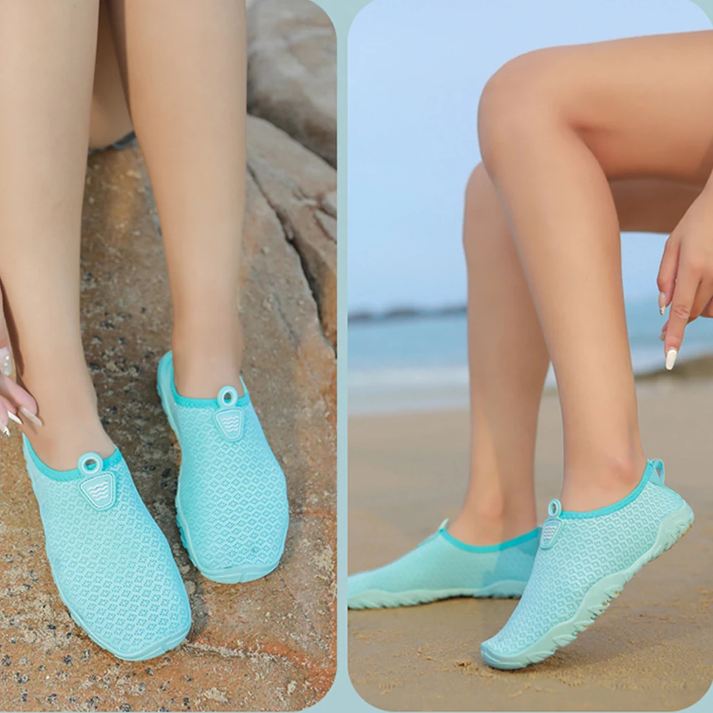 Водна обувки за жени, мъже Водна обувки, нескользящая блатни обувки, бързо съхнещи плажни сандали за плуване бос, маратонки за гмуркане в река, море Изображение 2