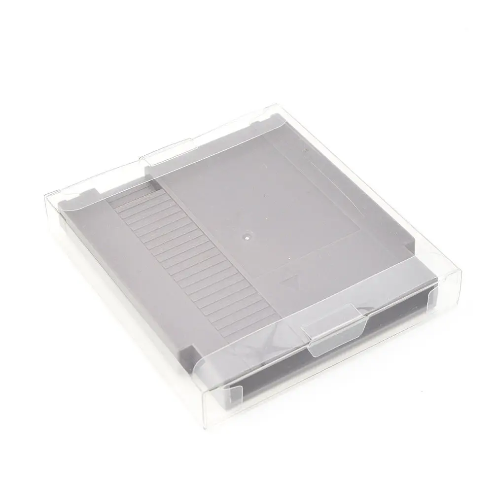 10 бр./компл. Прахоустойчив калъф за касета с игрова карта Nintendo NES, Прахоустойчив, калъф, Прозрачен пластмасов калъф за съхранение на колекции Изображение 3