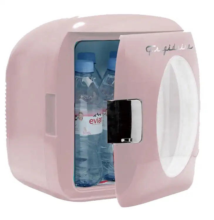 Преносим мини-хладилник Frigidaire в ретро стил, на 12 кутии, EFMIS462, розов Изображение 3