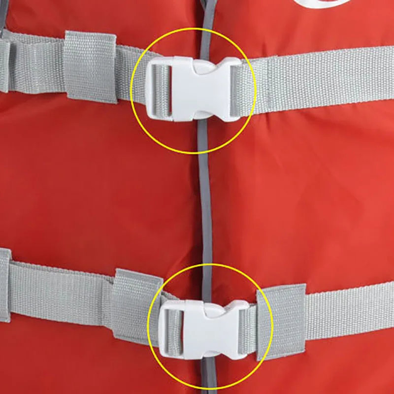Регулируема жилетка за безопасност за плаващи Oulylan, лесен спасителна жилетка за водни спортове, безопасни колани с светоотражающей лента за гмуркане Изображение 3