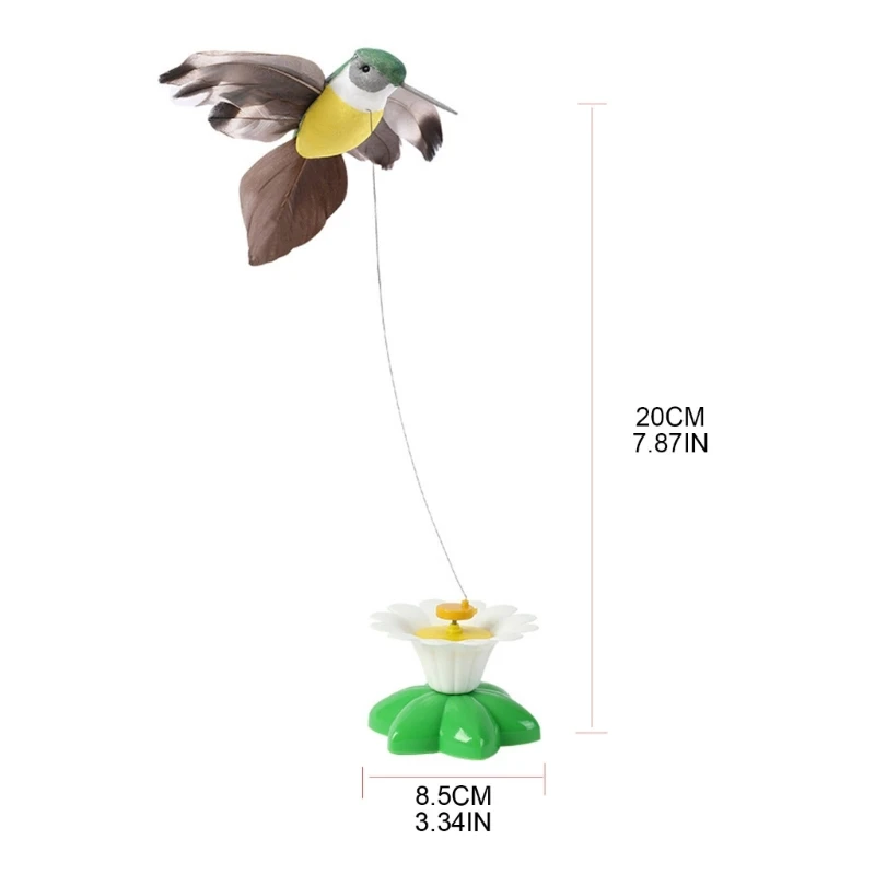 Y5LE Електрическа Летяща птица Атрактивен подпори, на Новост, на притурката за магазин за домашни любимци и магазини Изображение 5