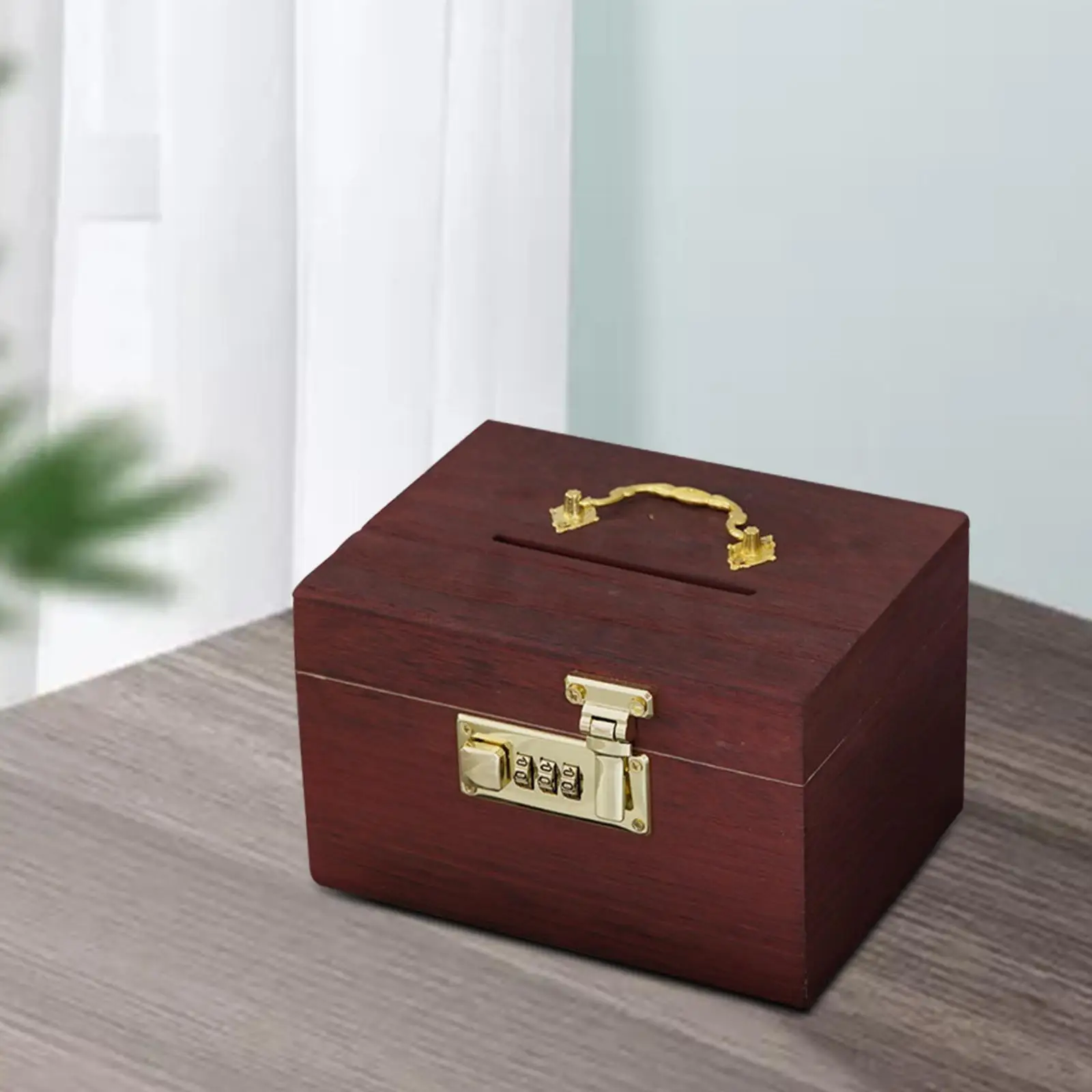 2 Дървени Прасенце-Органайзер Кутия за Съхранение на Съкровища Декоративна Кутия за икономии Изображение 5
