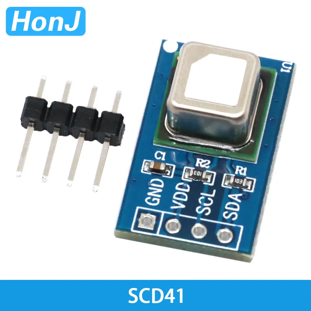 Модул газов сензор SCD40 SCD41 открива CO2, въглероден диоксид, температурата и влажността в един сензора I2C комуникация Изображение 5
